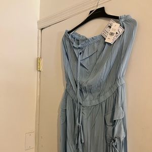 Lightweight Strapless Romper